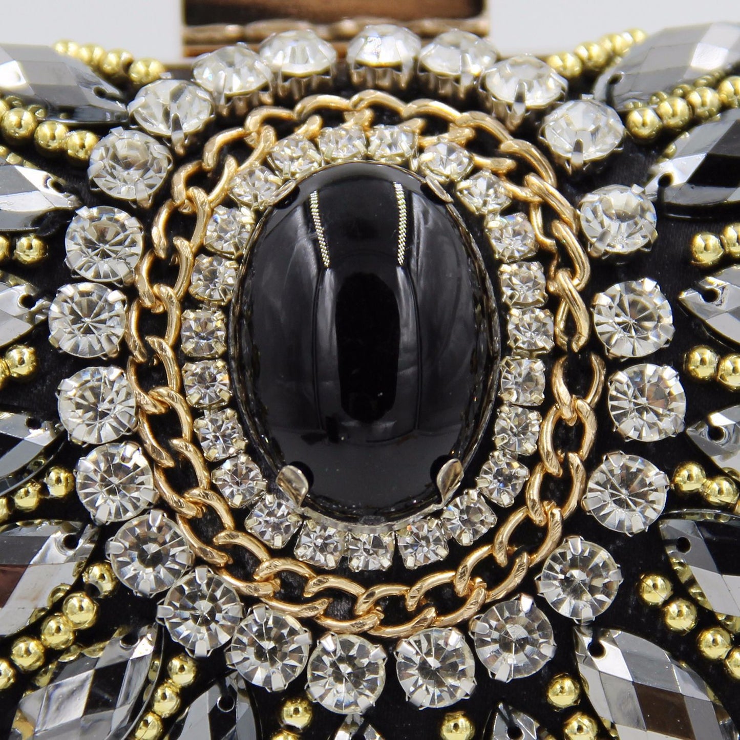 MRY · Vintage beaded and diamond-encrusted dinner bag