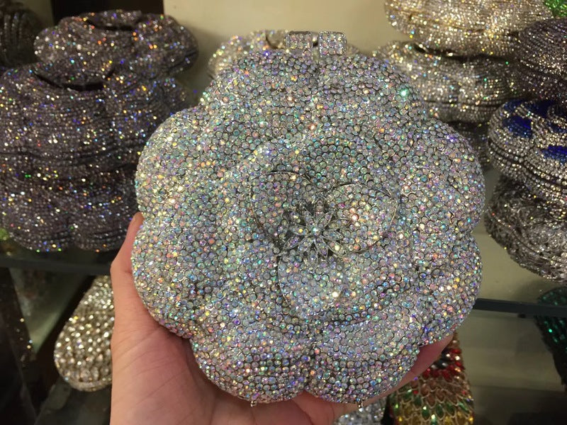 MRY · Rose whereas empty crystal dinner bag