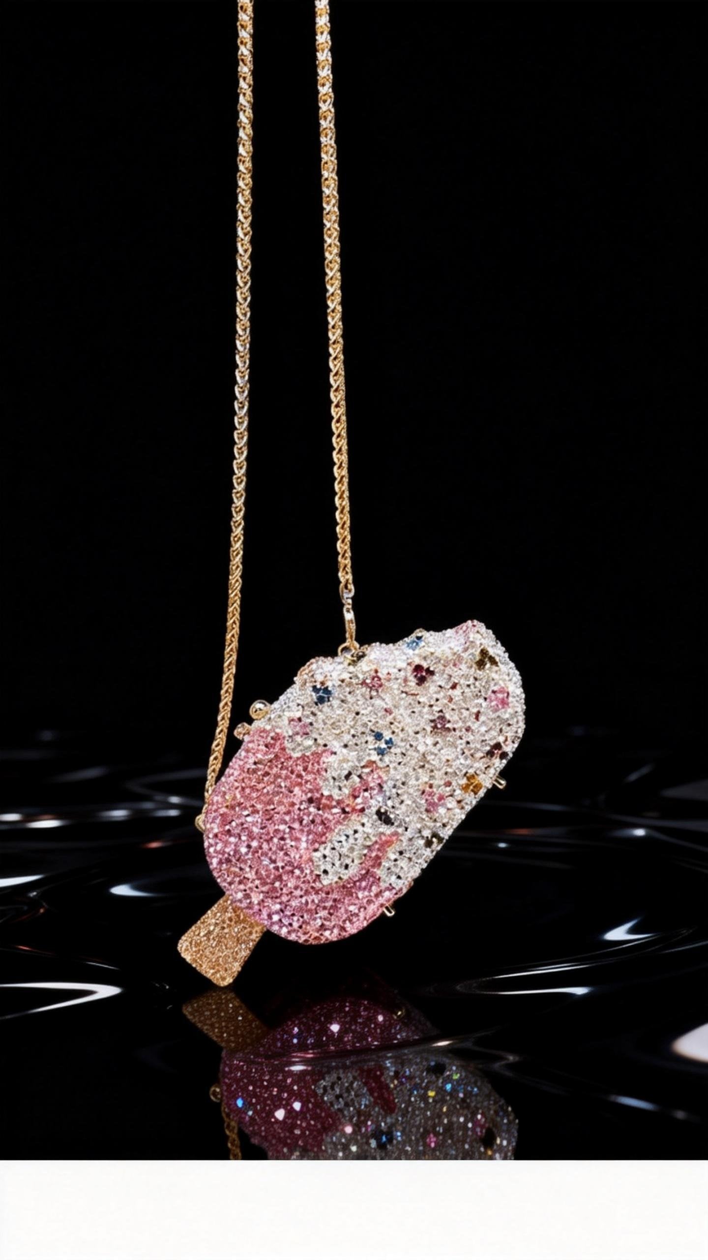 Mini Sweet Ice Cream Bar Clutch | Essential Fashion Accessory for Luxury Evenings, Weddings, and Parties