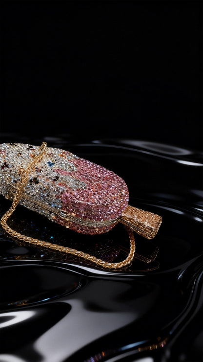 Mini Sweet Ice Cream Bar Clutch | Essential Fashion Accessory for Luxury Evenings, Weddings, and Parties