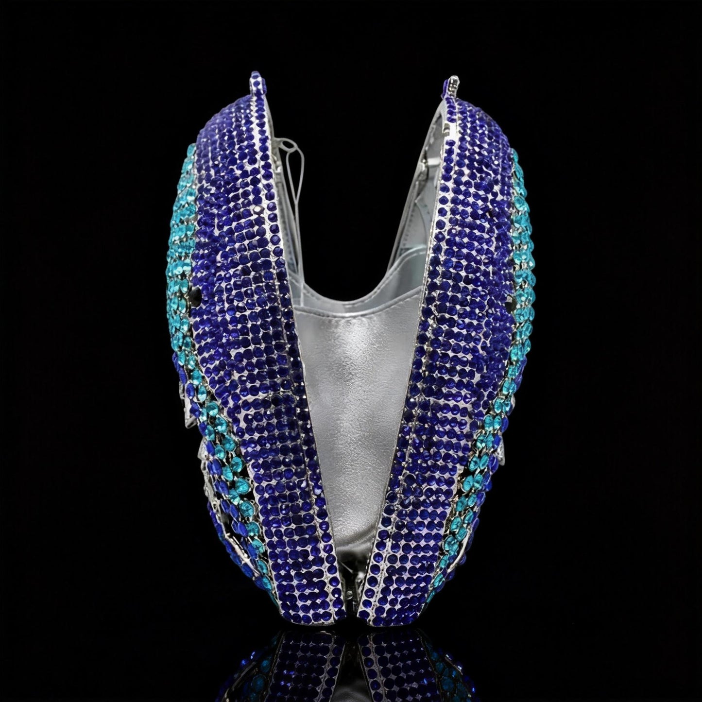 New 3D Shark Rhinestone Clutch Bag, Animal-Shaped Full-Crystal Evening Bag for Parties and Formal Events