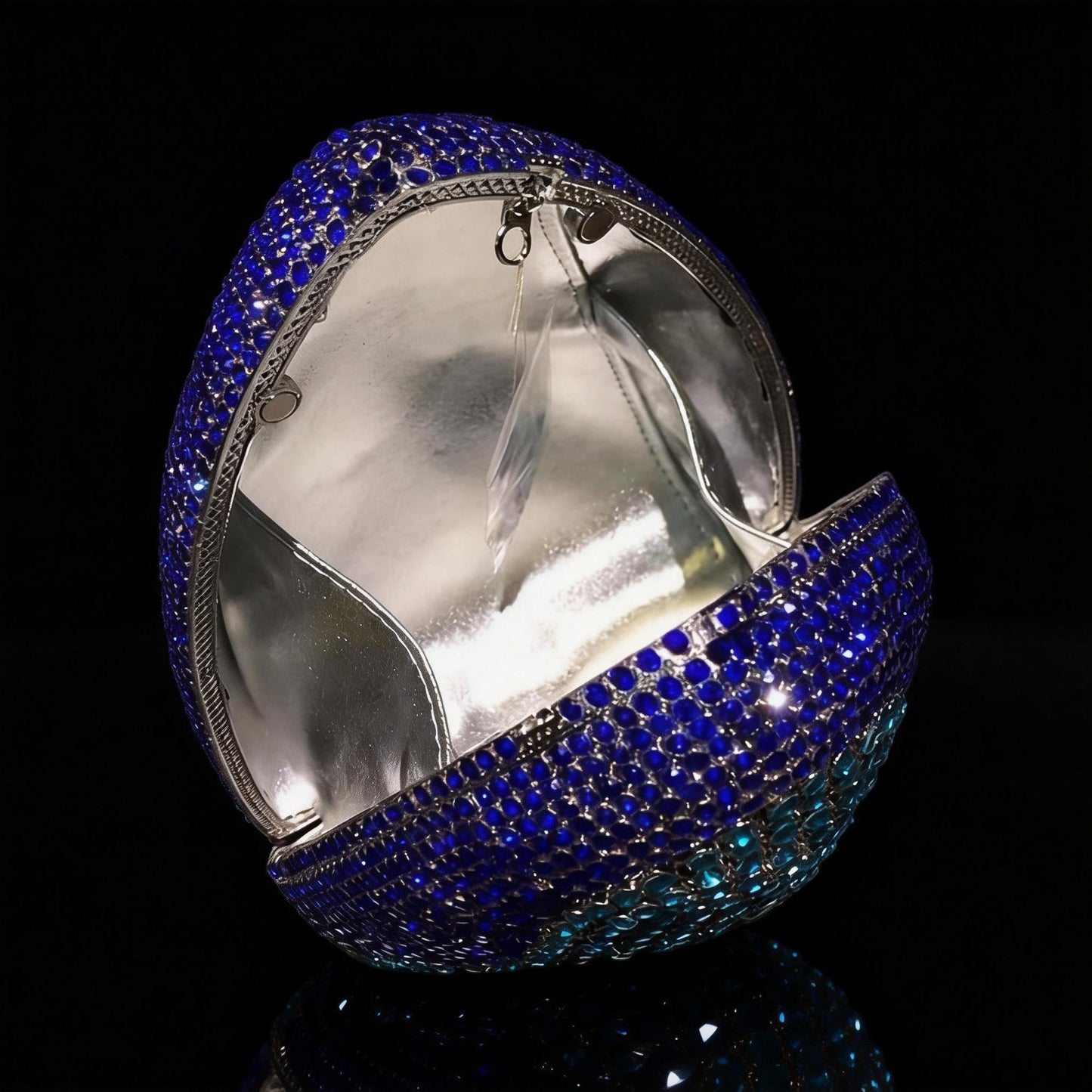 New 3D Shark Rhinestone Clutch Bag, Animal-Shaped Full-Crystal Evening Bag for Parties and Formal Events