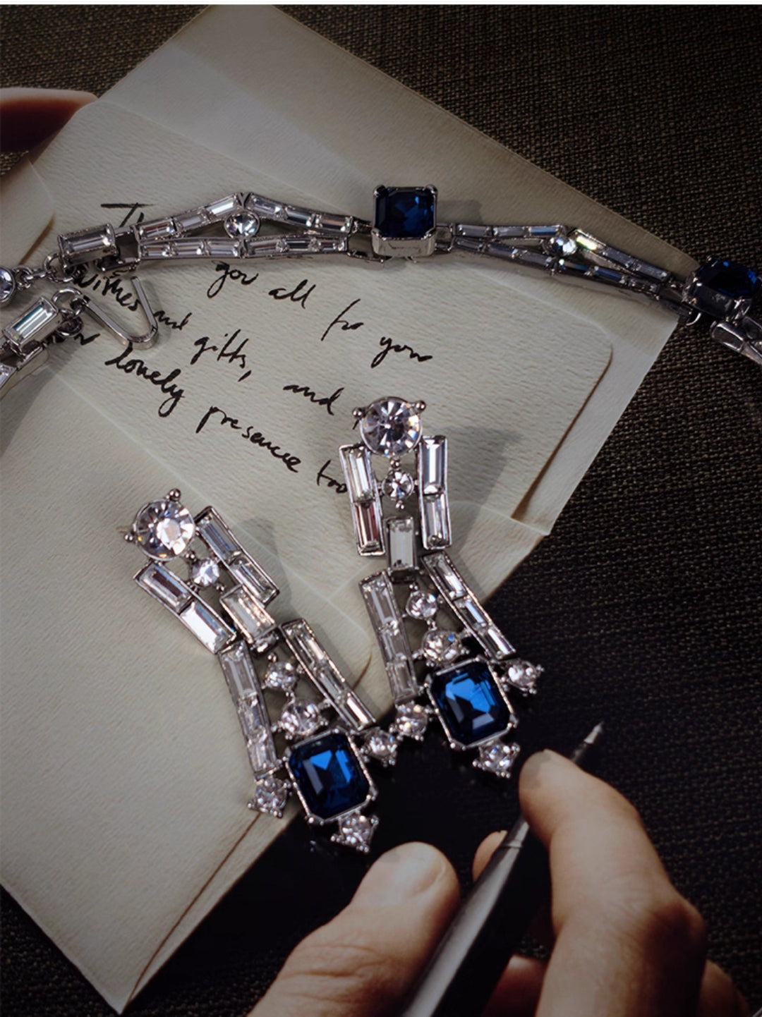 “Azure Elegance” Collector’s Sapphire Necklace Set – Designed to Illuminate