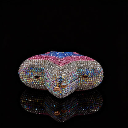 Star Rhinestone Evening Clutch — Export-Grade Diamond Handbag for Women