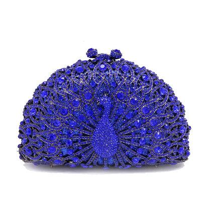 YY · Luxury handcrafted hollow-out dripping diamond party clutch