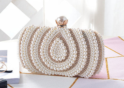 MRY · Drop patterned pearl party bag