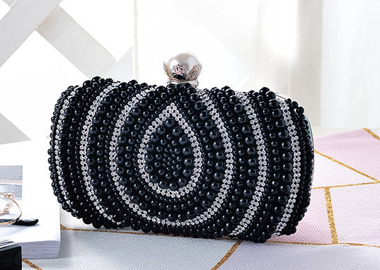 MRY · Drop patterned pearl party bag