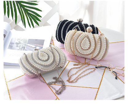 MRY · Drop patterned pearl party bag