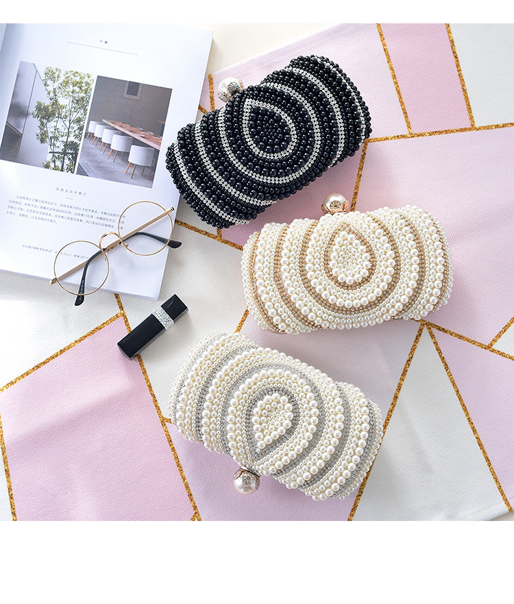MRY · Drop patterned pearl party bag