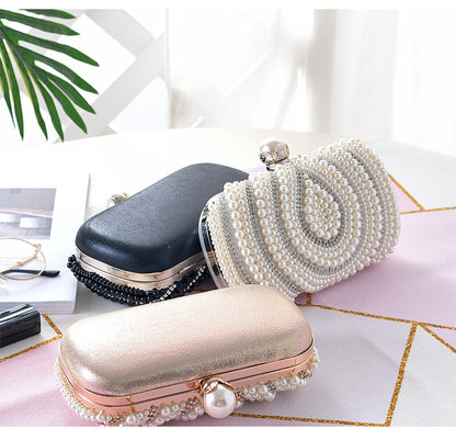 MRY · Drop patterned pearl party bag