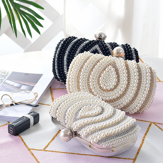 MRY · Drop patterned pearl party bag