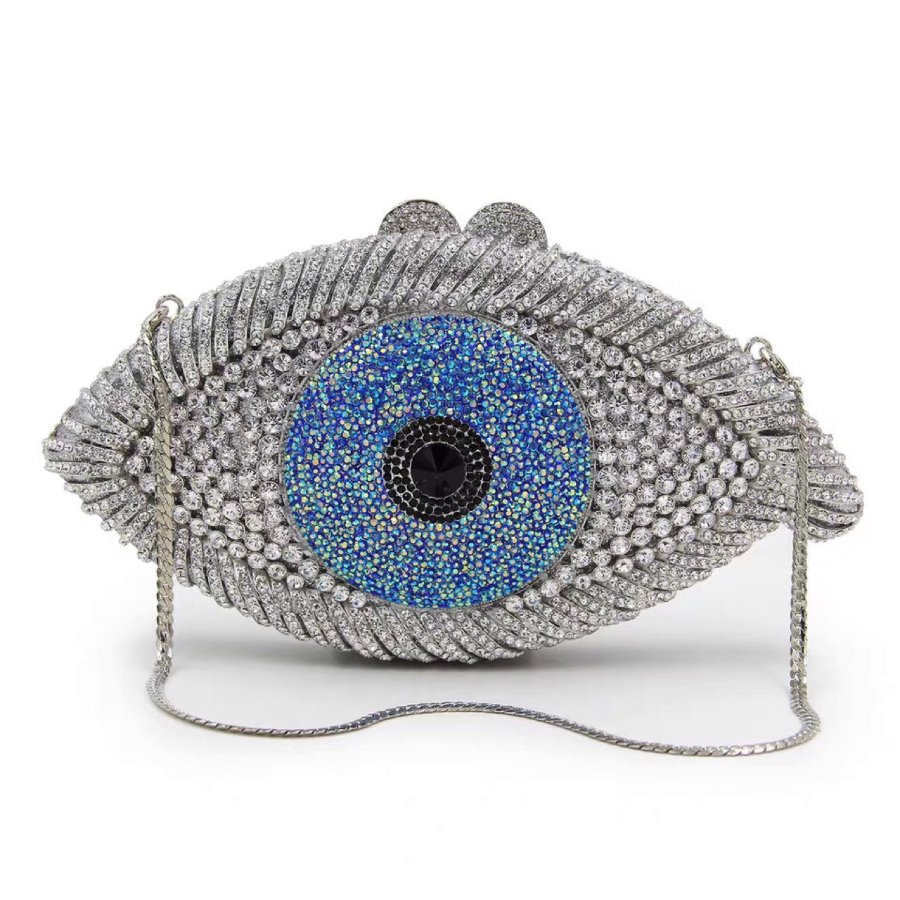 MRY · Glasses diamond-encrusted dinner bag