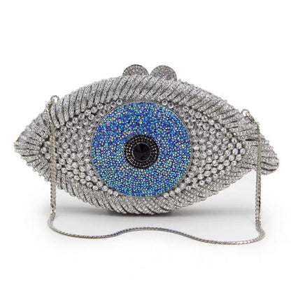 MRY · Glasses diamond-encrusted dinner bag