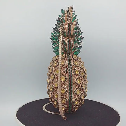 MRY · Pineapple and diamond dinner bag