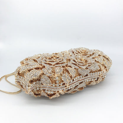 MRY · Hollow rose dinner bag