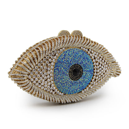 MRY · Glasses diamond-encrusted dinner bag
