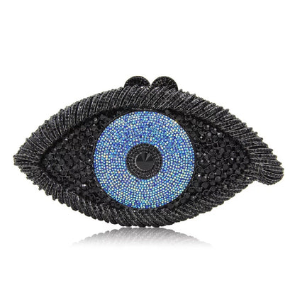 MRY · Glasses diamond-encrusted dinner bag