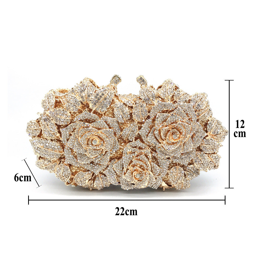 MRY · Hollow rose dinner bag