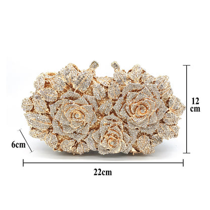 MRY · Hollow rose dinner bag
