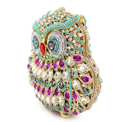 MRY · Owl rhinestones pack an empty dinner bag
