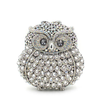 MRY · Owl rhinestones pack an empty dinner bag