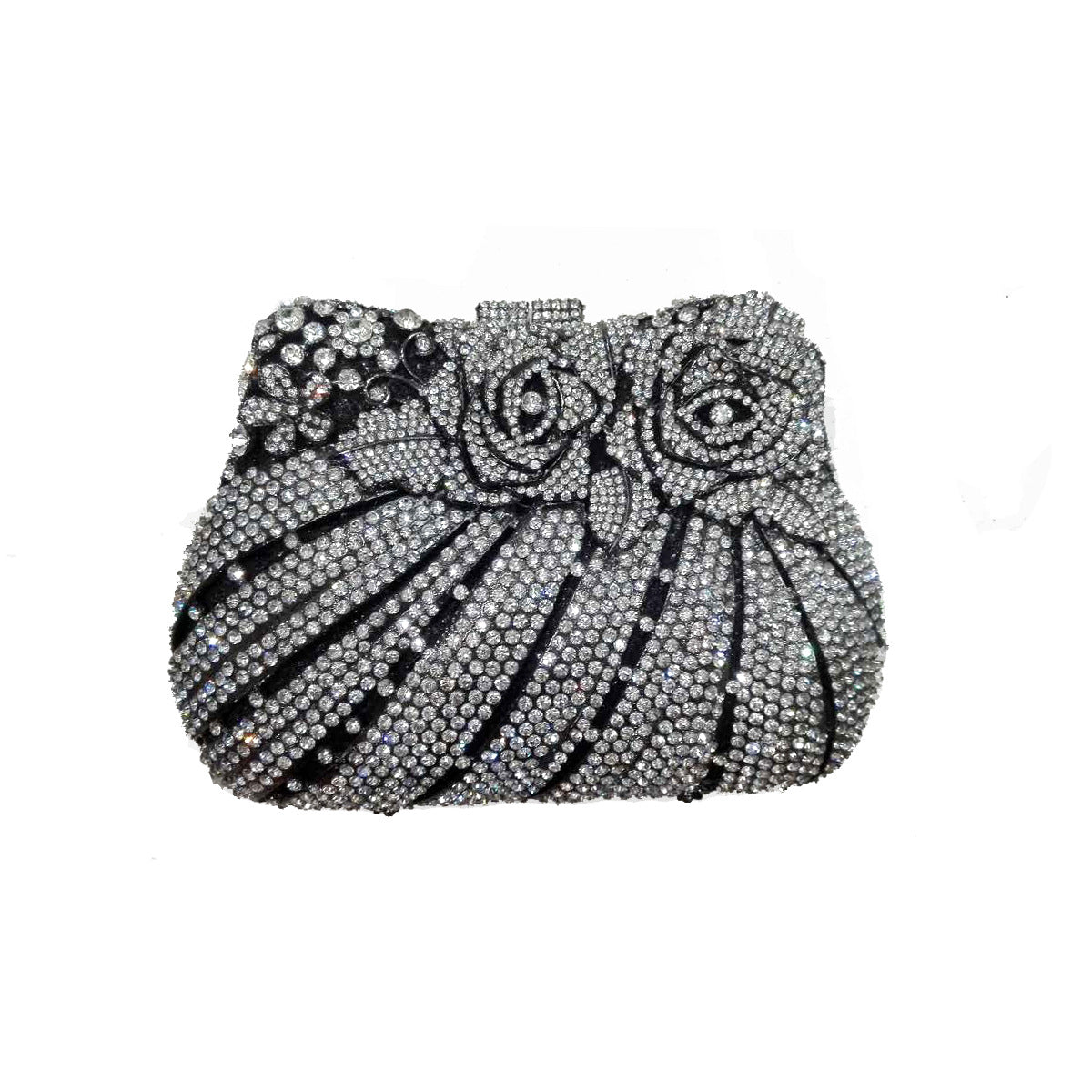 MRY · Rhinestone rose skein empty dinner bag