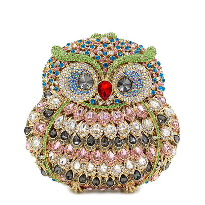 MRY · Owl rhinestones pack an empty dinner bag