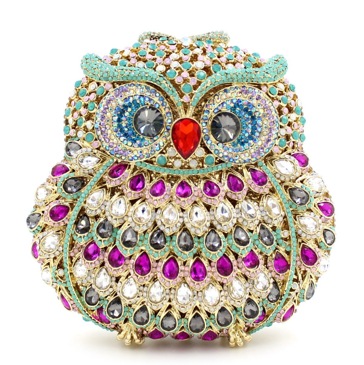 MRY · Owl rhinestones pack an empty dinner bag