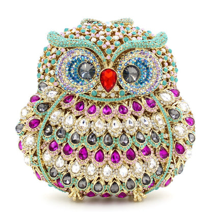 MRY · Owl rhinestones pack an empty dinner bag