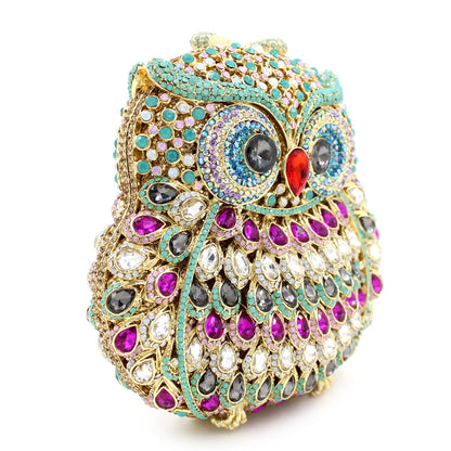 MRY · Owl rhinestones pack an empty dinner bag