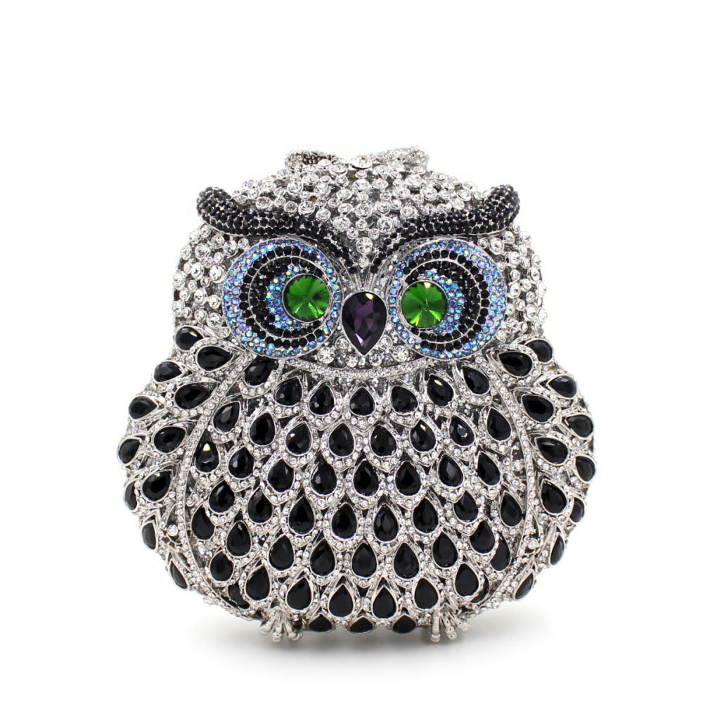 MRY · Owl rhinestones pack an empty dinner bag