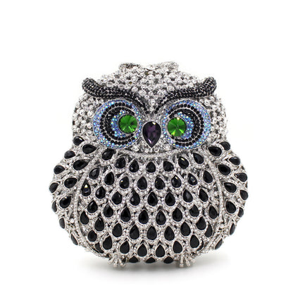MRY · Owl rhinestones pack an empty dinner bag