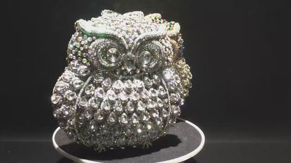 MRY · Owl rhinestones pack an empty dinner bag