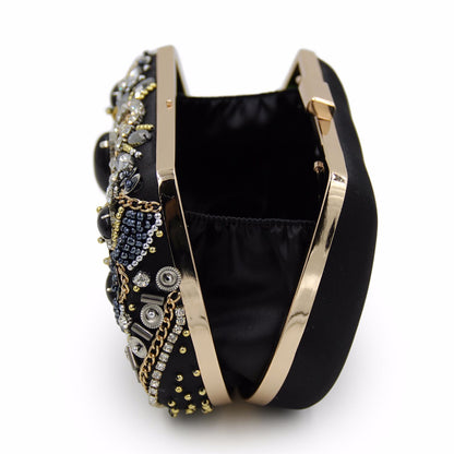 MRY · Vintage beaded and diamond-encrusted dinner bag