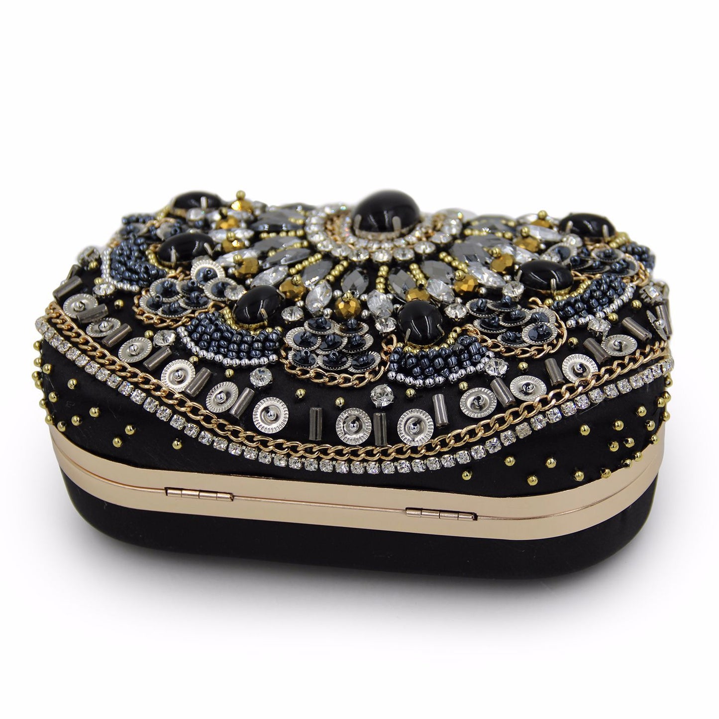 MRY · Vintage beaded and diamond-encrusted dinner bag