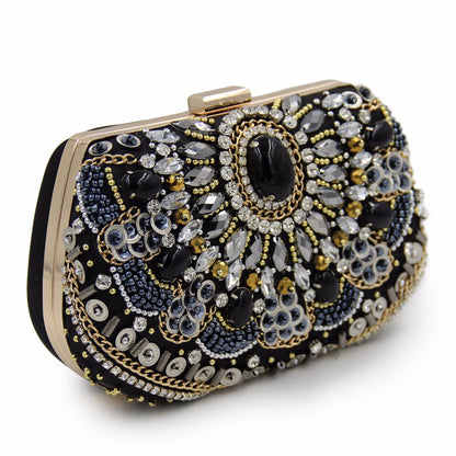 MRY · Vintage beaded and diamond-encrusted dinner bag