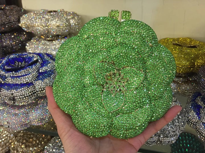 MRY · Rose whereas empty crystal dinner bag