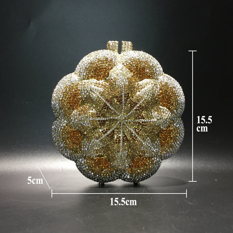 MRY · Rose whereas empty crystal dinner bag
