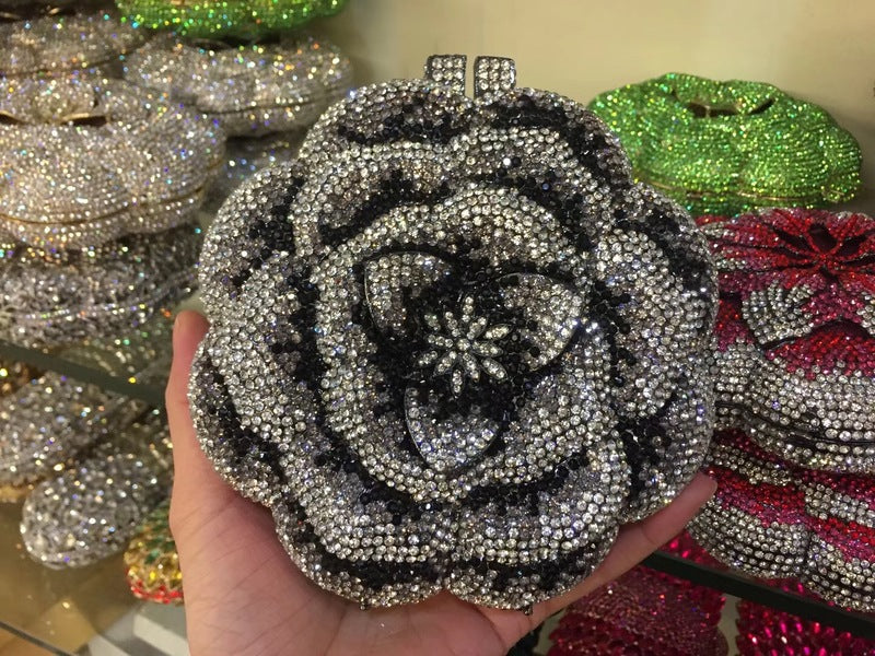 MRY · Rose whereas empty crystal dinner bag