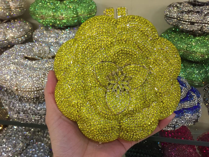 MRY · Rose whereas empty crystal dinner bag