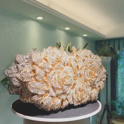 MRY · Hollow rose dinner bag