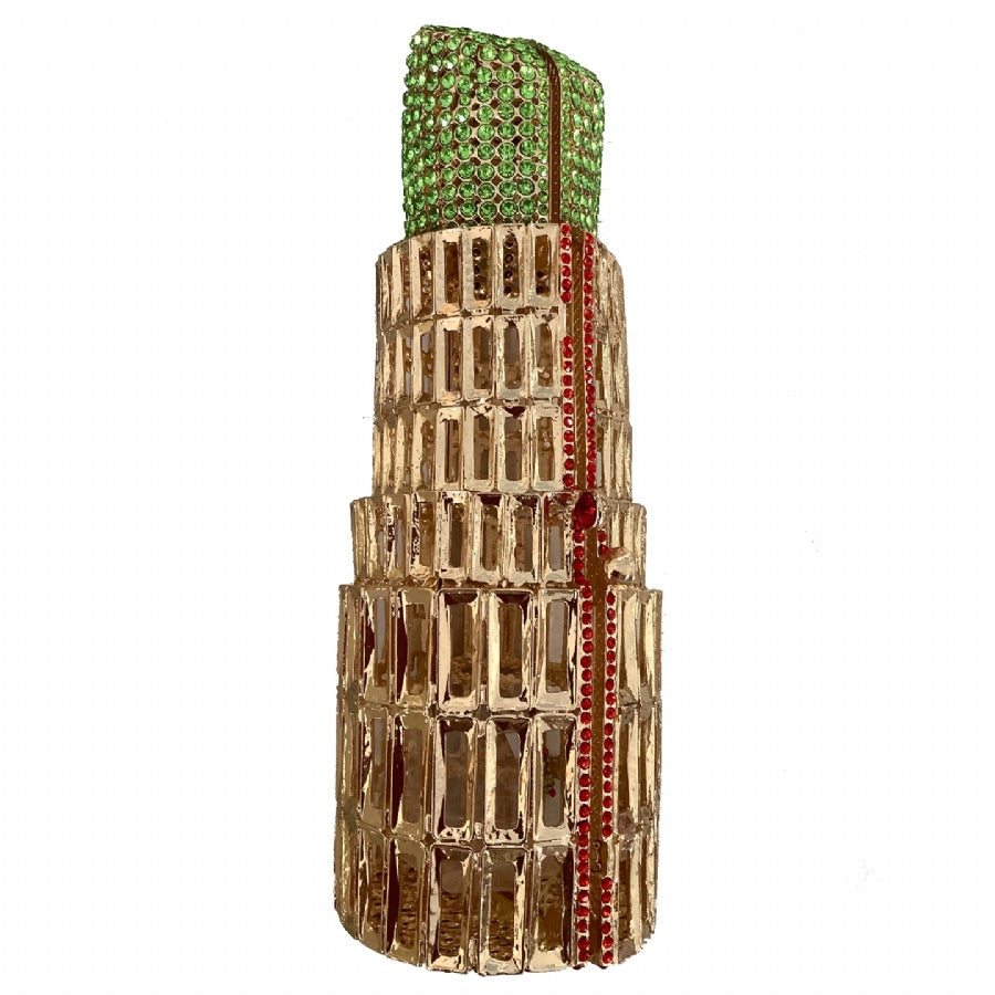 MRY · Lipstick and diamond dinner bag