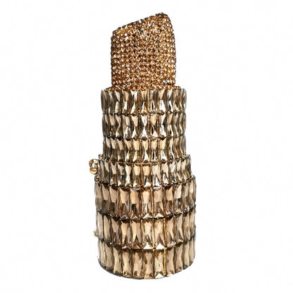 MRY · Lipstick and diamond dinner bag