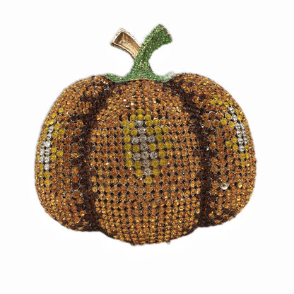 MRY · Pumpkin and diamond dinner bag