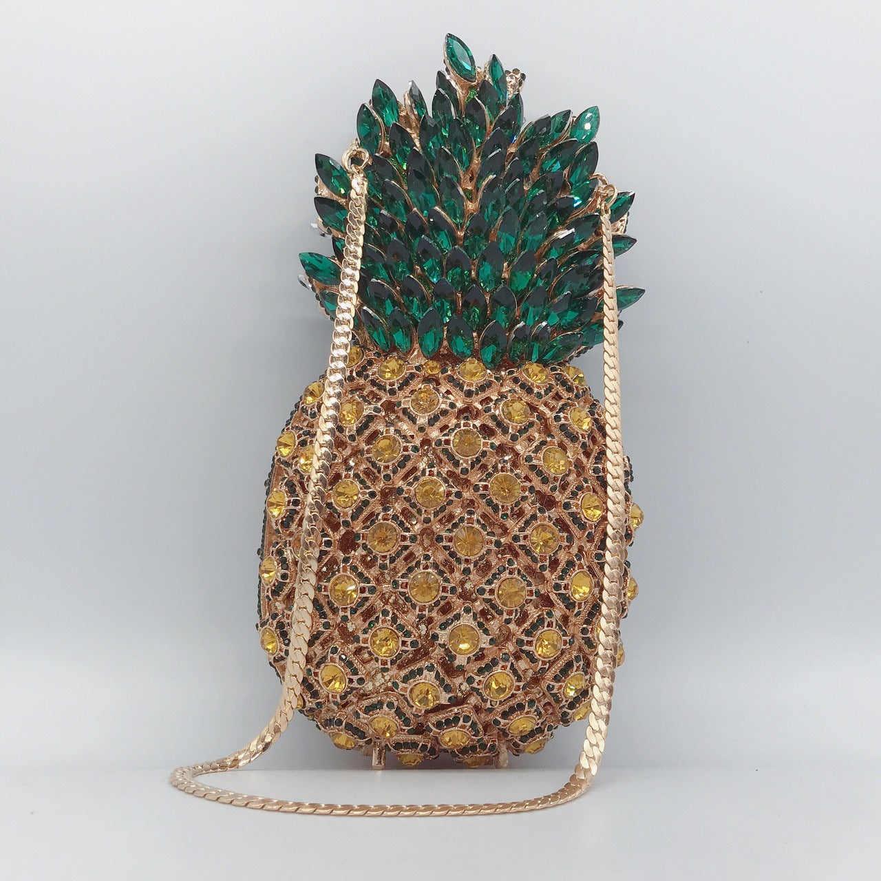 MRY · Pineapple and diamond dinner bag
