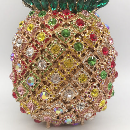 MRY · Pineapple and diamond dinner bag
