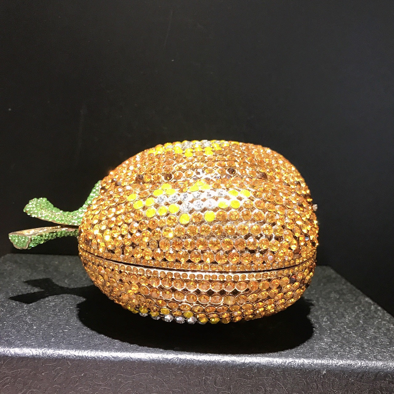 MRY · Pumpkin and diamond dinner bag