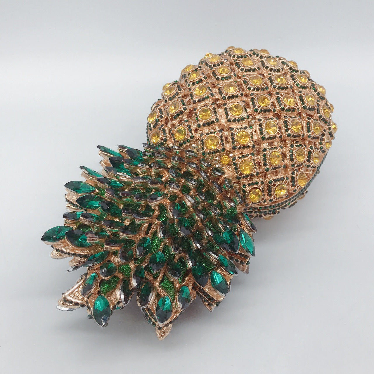 MRY · Pineapple and diamond dinner bag